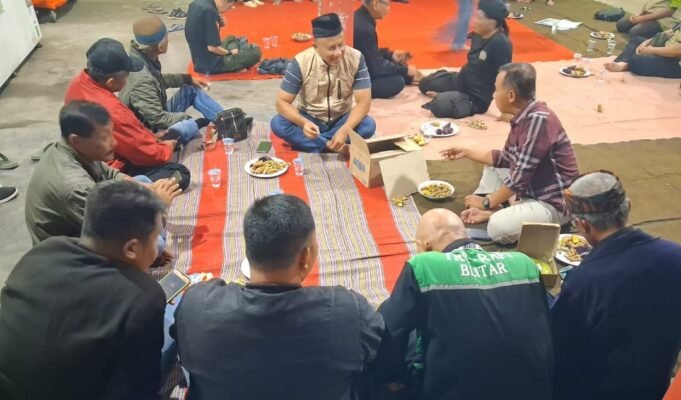 Polsek Lodoyo Timur Perkuat Sinergi dengan RAPI Pradah Lodoyo Jaga Harkamtibmas