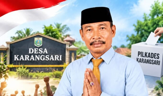Bao Umbara Kembali Raih Kepercayaan Warga, Menangi Pilkades Karangsari dan Bersiap Memimpin Periode Ketiga