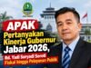 APAK Pertanyakan Kinerja Gubernur Jabar 2026, Rd. Yadi Suryadi Soroti Fiskal hingga Pelayanan Publik