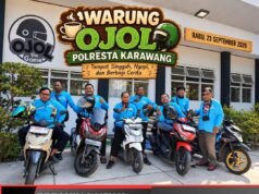 Terima Kasih Polresta Karawang, Warung Ojol Menjadi Ruang Istirahat dan Penguat Semangat Para Driver