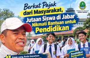 Berkat Pajak dari Masyarakat, Jutaan Siswa di Jabar Nikmati Bantuan Untuk Pendidikan
