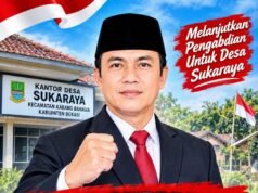 Dano Sumarno Kembali Pimpin Desa Sukaraya, Kecamatan Karangbahagia, Kabupaten Bekasi Periode 2026–2034