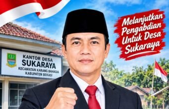 Dano Sumarno Kembali Pimpin Desa Sukaraya, Kecamatan Karangbahagia, Kabupaten Bekasi Periode 2026–2034