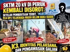 SKTM 20 kV DI PERIUK KEMBALI DISOROT: SETELAH PEMBERITAAN TERBIT, PLN UP3 TELUKNAGA MASIH BELUM BUKA SUARA, K3, IDENTITAS PELAKSANA, DAN PENGAWASAN GALIAN JADI PERTANYAAN PUBLIK