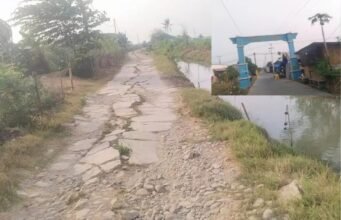 Miris!! Jalan Menuju Situs Sejarah “Sumur Pengantin” di Sukakarya Hancur Lebur, Warga: Banyak Pengendara Jatuh