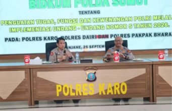 Polres Karo Terima Tim Bidkum Polda Sumut, Perkuat Pemahaman Tugas dan Kewenangan Polri
