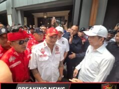 Cepot Motah Hadiri Rakorda PSI di Grand Pasundan, Bawa 30 Anggota Kawal Kedatangan Jokowi