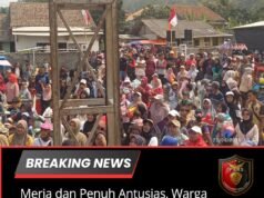 MERIAH DAN PENUH ANTUSIAS, WARGA WANATIRTA PADATI JALAN SEHAT HUT KE-1 TB MULYA TANI MILIK AHMAD MUSTOFA