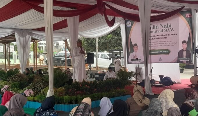 Pemerintah Kecamatan Karang Bahagia Gelar Maulid Nabi, Momentum Satukan Warga Pascapilkades