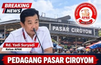 Pedagang Pasar Ciroyom Tidak Menolak Revitalisasi, APAK Desak Wali Kota Bertanggung Jawab sebagai KPM