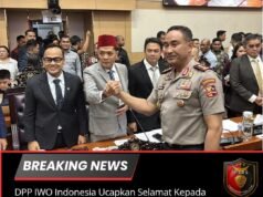 DPP IWO INDONESIA UCAPKAN SELAMAT KEPADA KAPOLRI BARU KOMJEN POL SUYUDI ARIO SETO