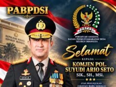 SELAMAT DAN SUKSES ATAS PENGANGKATAN KOMJEN POL. SUYUDI ARIO SETO, SIK., SH., MSi. SEBAGAI KEPALA KEPOLISIAN NEGARA REPUBLIK INDONESIA