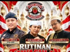 Paguyuban Cepot Motah Gelar Tawasul Rutin dan Tasyakur Binimah di Rumah Baru Ketua Umum