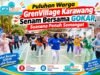 Puluhan Warga GrenVillage Karawang Senam Bersama GOKAR, Suasana Penuh Semangat