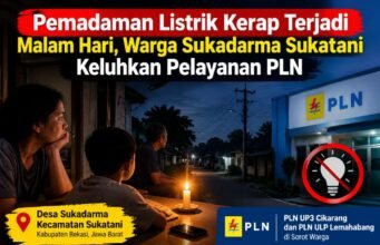 Pemadaman Listrik Kerap Terjadi Malam Hari, Warga Sukadarma Sukatani Keluhkan Pelayanan PLN