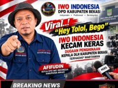 Viral..! “Hey Tolol, Bego” — IWO Indonesia Kecam Keras Dugaan Penghinaan Kepala DLH Kabupaten Bekasi Terhadap Wartawan