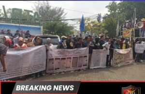 Ribuan Warga Poponcol Geruduk BPN Karawang, Tuntut Kejelasan Sertifikat PTSL Yang Belum Diserahkan Ke Masyarakat