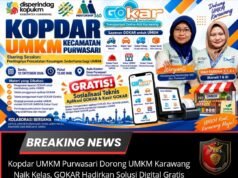 Kopdar UMKM Purwasari Dorong UMKM Karawang Naik Kelas, GOKAR Hadirkan Solusi Digital Gratis