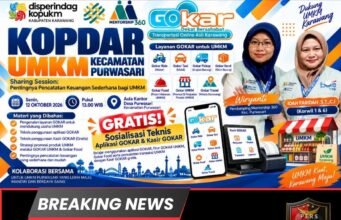 Kopdar UMKM Purwasari Dorong UMKM Karawang Naik Kelas, GOKAR Hadirkan Solusi Digital Gratis