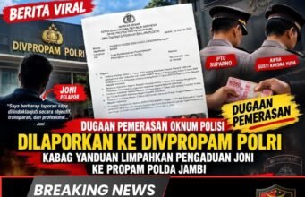 Dua Anggota Polda Jambi di Laporkan Divpropam Polri, Ada Dugaan Aliran Uang Ke Mantan Kasubdit Harda