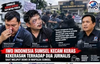 IWO Indonesia Sumsel Kecam Keras Kekerasan Terhadap Dua Jurnalis Saat Meliput Demo di Mapolda Sumsel