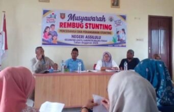 Musyawarah Rembuk Stunting Negeri Assilulu, Raja Pahlevi Ely Tegaskan Komitmen Lindungi Generasi Masa Depan