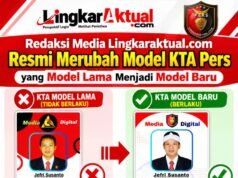 Redaksi Media Lingkaraktual.com Resmi Merubah Model KTA Pers, KTA Lama Dinyatakan Tidak Berlaku