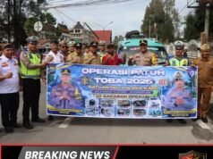 Hari Pertama Operasi Patuh Toba 2026, Kapolres Karo Bersama Forkopimda Turun ke Jalan Edukasi Pengendara