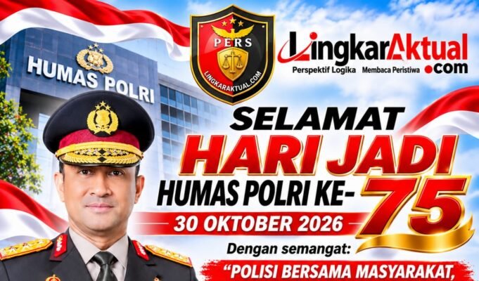 Jajaran Redaksi Lingkaraktual.com Ucapkan Selamat Hari Jadi Humas Polri ke-75, Dorong Profesionalisme dan Kepercayaan Publik